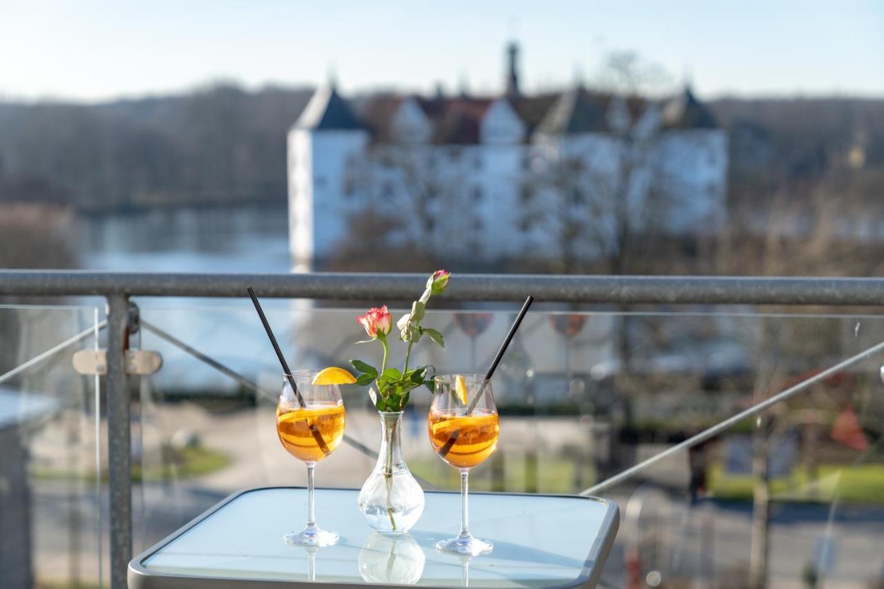 Hotel Am Wasserschloss Glücksburg Dış mekan fotoğraf